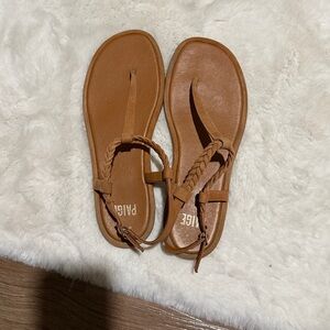 PAIGE Tan Leather Footwear